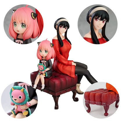 15cm Figurines SPY×FAMILY | Figurines représentant Anya et Yor Forger. Idéale comme décoration de table, cette figurine détaillée est parfaite pour les enfants et les fans de SPY×FAMILY. Un excellent choix de cadeau pour les amateurs d'anime