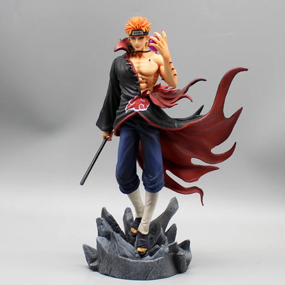 23cm Figurine Naruto | Figurine de collection détaillée du personnage Pain, parfaite pour la décoration de bureau ou comme cadeau d'anniversaire pour les fans de Naruto