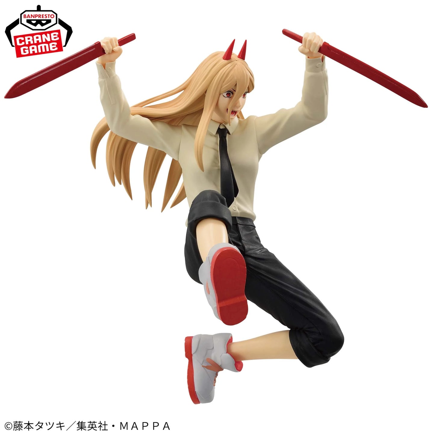 14-17cm Figurines originales Bandai Banpresto (édition Vibration Stars) Chainsaw Man | Figurines d'action en PVC de Denji et Power, modèles collectables inspirés de l'anime Chainsaw Man. Parfaites pour les fans et comme cadeau pour les collectionneurs