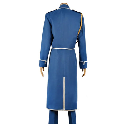 Roy Mustang complete military uniform with jacket, pants and apron. Perfect for cosplay or events