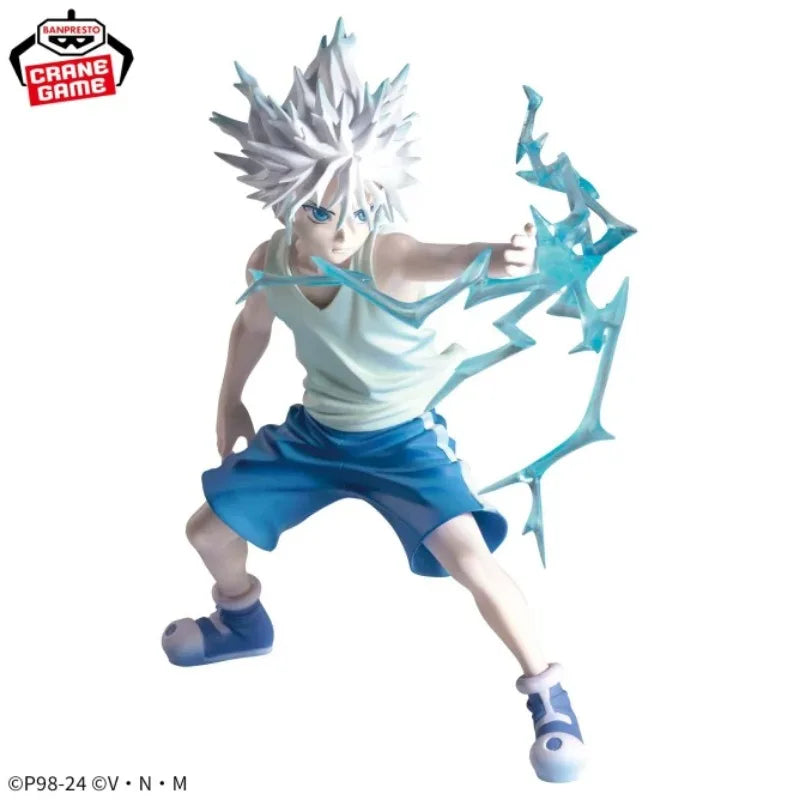 13cm Figurine Bandai Banpresto (édition Vibration Stars) Hunter x Hunter | Figurine d'action en PVC de Killua et Kurapika. Modèles de collection parfait pour les fans de l'anime, idéal comme cadeau