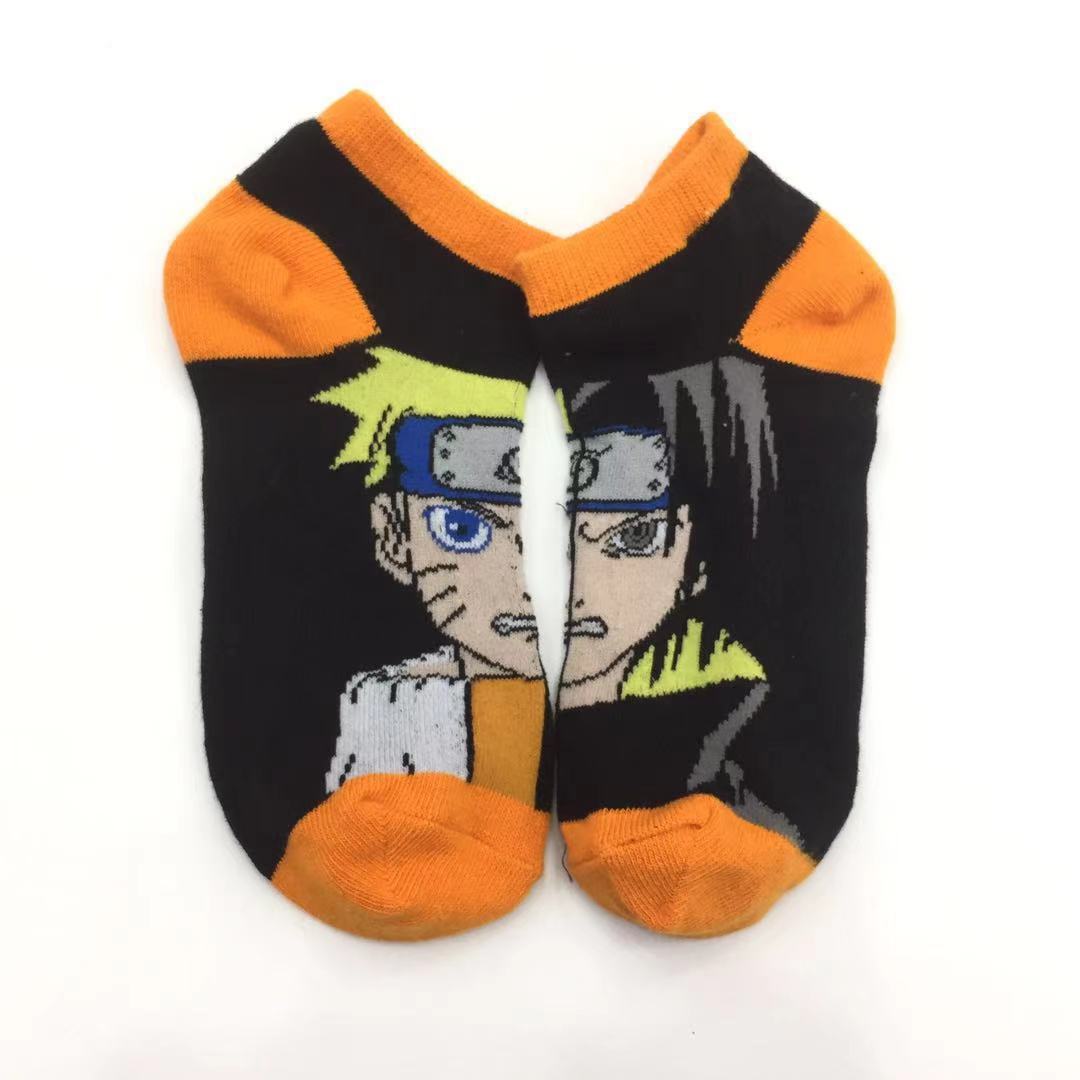 Chaussettes Naruto pour hommes et femmes : Naruto, Sasuke, Kakashi, Akatsuki. Respirantes, anti-transpiration, confortables, cadeau idéal