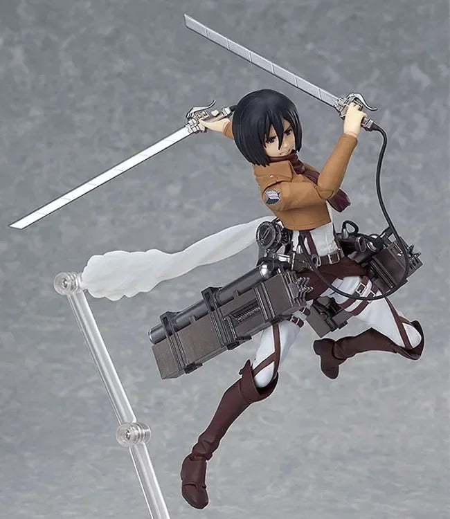 19cm Figurines d'action Attack on Titan | Figurines d'Eren Jaeger, Mikasa Ackerman et Levi Ackerman de Attack on Titan, parfaites pour la collection et comme cadeau pour les fans de la série