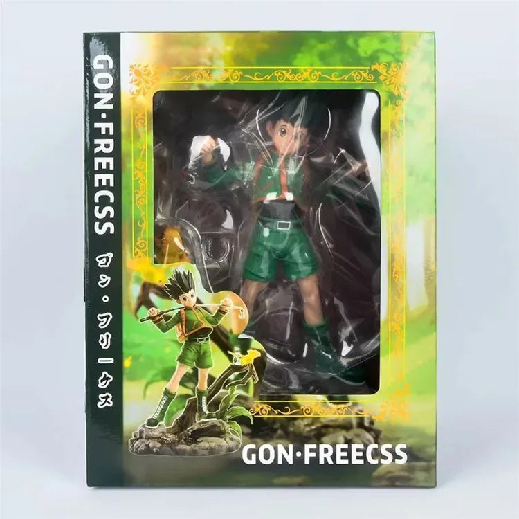 Figuras Hunter X Hunter de 28 cm | Gon Freecss y Killua Zoldyck. Estos modelos detallados son perfectos para los fanáticos del anime, un gran regalo o una pieza de colección. 