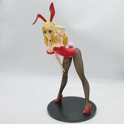 38cm Figurine Fairy Tail | Figurine en PVC de Lucy Heartfilia dans une tenue de bunny. Cette figurine détaillée offre un design de qualité supérieure. Un modèle de collection parfait pour les fans