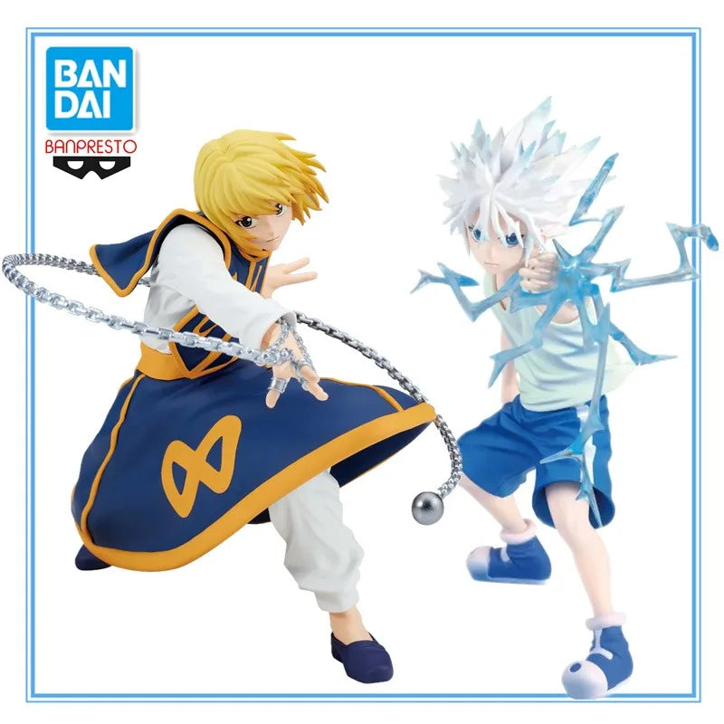 13cm Figurine Bandai Banpresto (édition Vibration Stars) Hunter x Hunter | Figurine d'action en PVC de Killua et Kurapika. Modèles de collection parfait pour les fans de l'anime, idéal comme cadeau