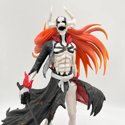 33-41cm Figurines BLEACH | Plongez dans l'univers de BLEACH avec ces figurines Collector impressionnantes représentant Ichigo Kurosaki dans ses transformations ultimes. Cette figurine détaillée capture l’intensité et la puissance du personnage