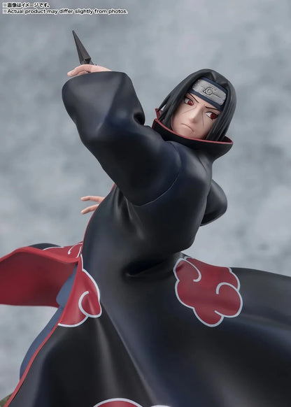 22cm Figurine en édition limitée Bandai Figuart Zero - Uchiha Itachi (Naruto Shippuden) | Figurine "Chou Gekisen: The Light & Dark of the Mangekyo Sharingan". Modèle de collection rare, parfait comme cadeau ou objet décoratif pour les fans d'anime