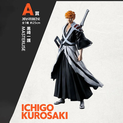 BANDAI Figuras Originales Ichiban KUJI Bleach | Estas figuras de Ichigo, Renji, Toshiro y Rukia son perfectas para los fans de la serie. Cada figura está bellamente detallada. Estos modelos limitados son perfectos como regalo para los fans. 