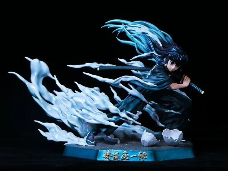 Figurines Demon Slayer | Figurines représentant Zenitsu, Kanroji, Akaza, Shinobu, Muichiro,  Kyojuro et Kokushibo. Parfaites pour décorer un bureau ou une étagère, ces figurines détaillées sont idéales pour les fans de Demon Slayer