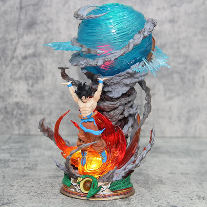 Figura Dragon Ball 23cm | Goku Súper Genki Dama. Un modelo coleccionable detallado, perfecto para los fans de Dragon Ball e ideal como decoración o regalo. 