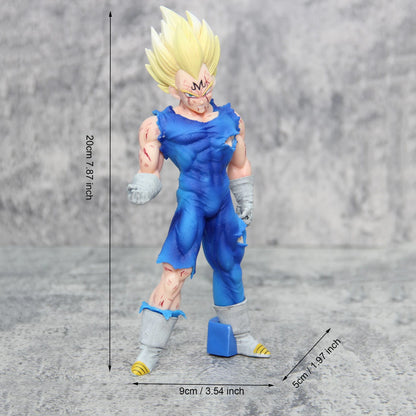 Figura Dragon Ball 20cm | Majin Vegeta Super Saiyajin. ¡Agrega esta pieza icónica a tu colección o regálala a un entusiasta de Dragon Ball! 