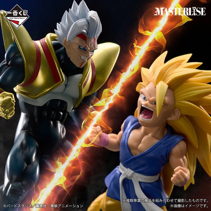 In Stock Bandai Dragon Ball Ichiban KUJI Vegetto Majin Buu Burdock Battle Highlights Anime Figure Collectible Model Toys Gifts