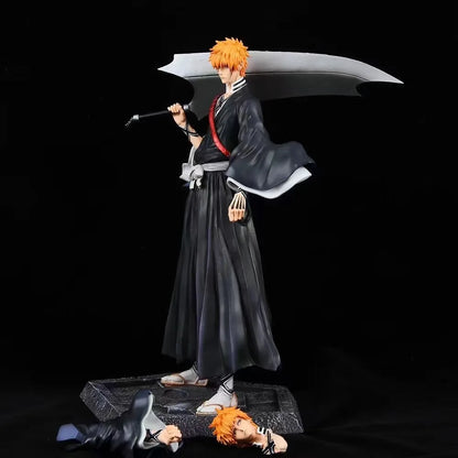 33cm Figurine Bleach | Découvrez cette impressionnante figurine de collection de Bleach, représentant Kurosaki Ichigo dans une statue GK détaillée. Fabriquée en PVC, cette pièce est un incontournable pour les fans d’anime