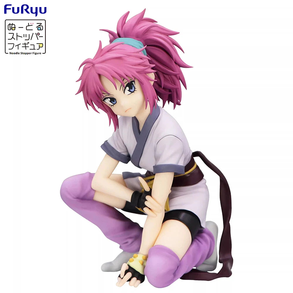 Figura original FuRyu Noodle Stopper de 10 cm - Hunter x Hunter | Figura de Machi Komacine perfecta como regalo para amantes y coleccionistas del anime.