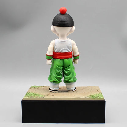 Figurines Dragon Ball | Figurines Ten Shin han et Chaozu parfaite pour la décoration de bureau ou pour ajouter des modèles uniques à votre collection. Un modèle idéal à offrir aux fans de DBZ !