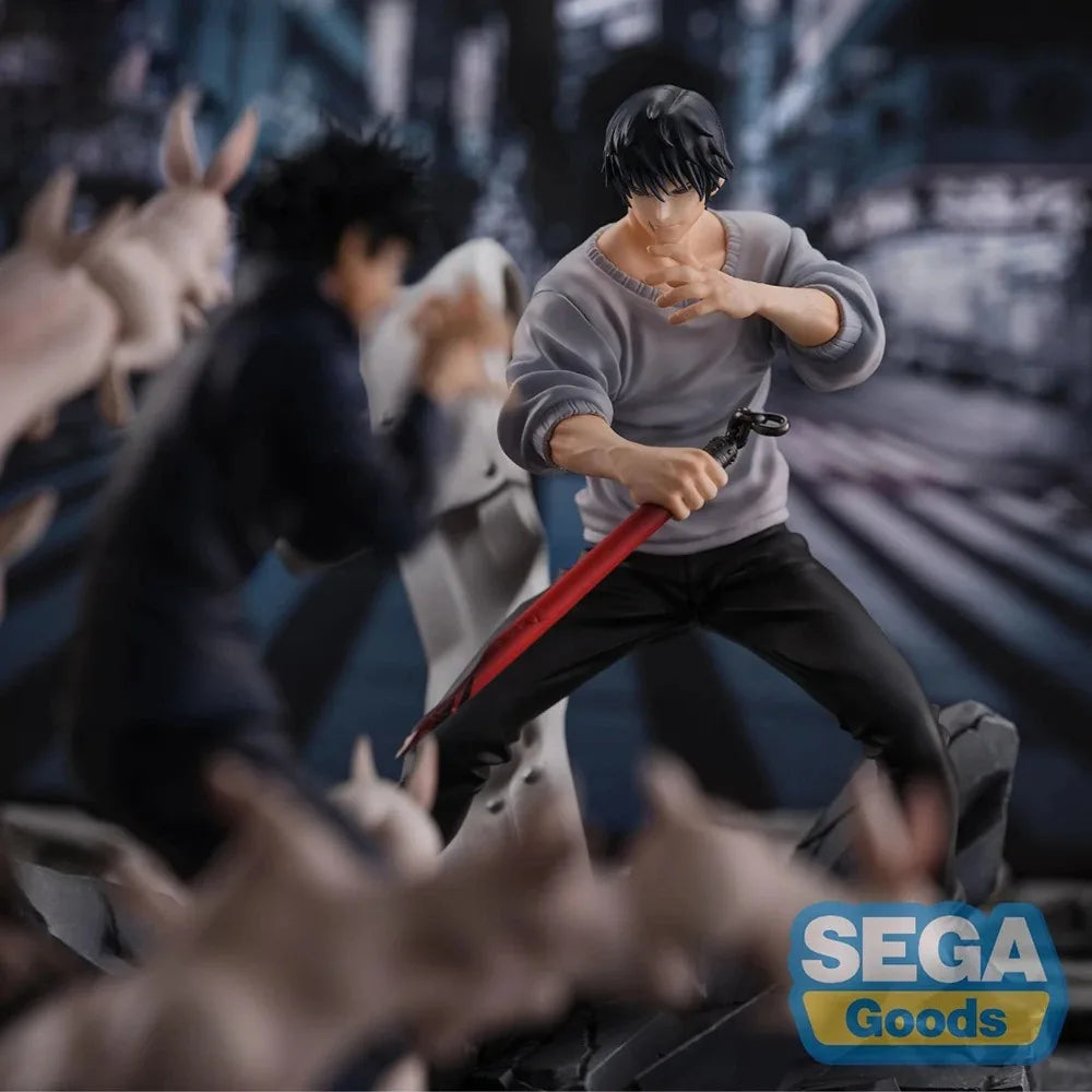 24cm Figurine SEGA Jujutsu Kaisen | Figurine en PVC de Toji Fushiguro en pleine action, un modèle détaillé pour les collectionneurs. Idéal comme cadeau pour les fans de l'anime et les enfants