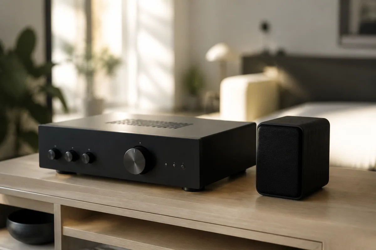 Enceinte sans fil pour ampli : les 4 raccordements
